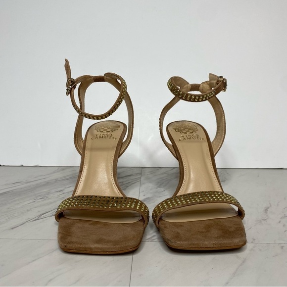 Vince Camuto Saprenda Light Brown Heeled Sandal 7M - Picture 2 of 14